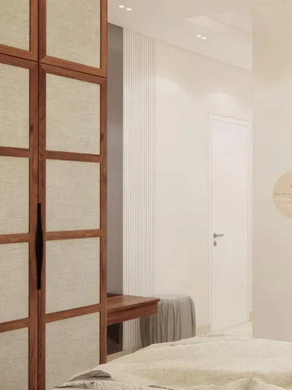A collection of our bedroom designs, showcasing various styles from modern minimal to ethnic traditional. Each space is crafted to be a unique sanctuary, featuring custom furniture, layered lighting, and thoughtful details.