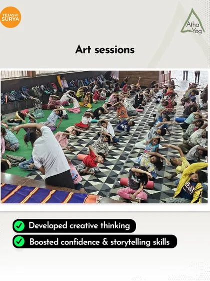 Art sessions are a key component of our holistic summer camp. These activities help children develop creative thinking, boost their confidence, and improve their storytelling skills.