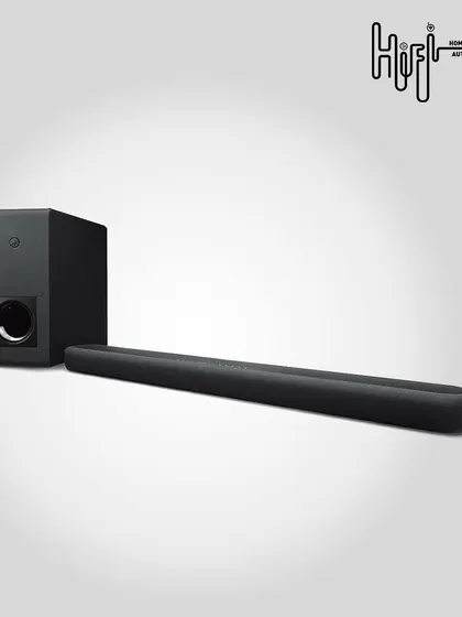 This Yamaha soundbar with a wireless subwoofer is a great way to upgrade your TV sound. With features like built-in Alexa voice control, it's a smart and simple path to better audio.