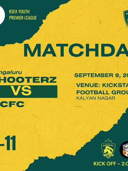 A collage of our official Match Day announcements for the KSFA Youth Premier League. We ensure our players, parents, and supporters are always informed about upcoming fixtures for all age groups.