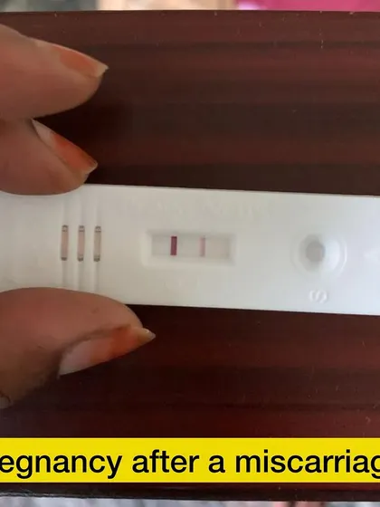 This student got her two magical lines after a previous miscarriage due to chromosomal abnormalities. My support helped her find strength and positive energy again.