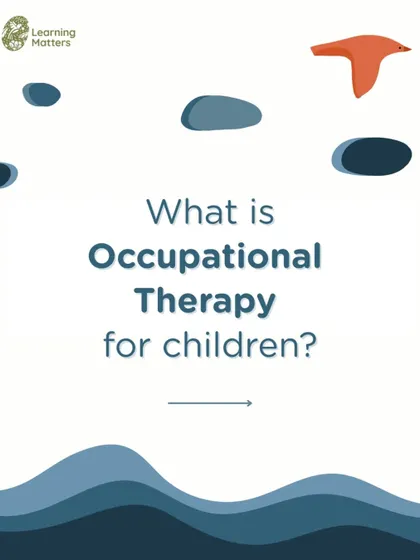 This series explains what Occupational Therapy for children is. It's not about "fixing" problems but about empowering children with the skills they need to thrive.