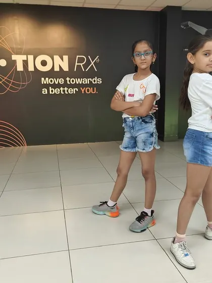 Attitude on point! Two of our young dancers posing for the camera after a great class.