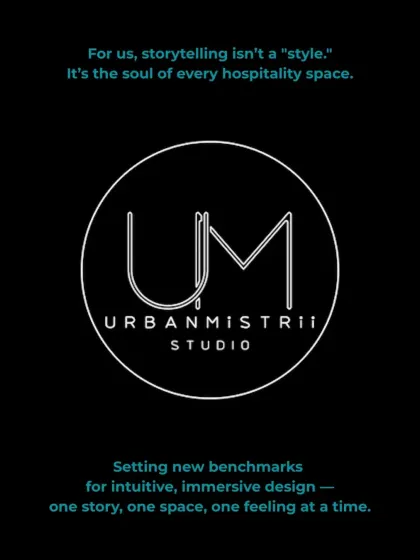 For us, storytelling is not a "style." It is the soul of every hospitality space. We are setting new benchmarks for intuitive, immersive design, one story, one space, one feeling at a time.