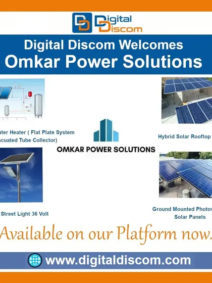 Omkar Power Solutions provides diverse solar installations, including hybrid solar rooftop panels and ground-mounted photovoltaic systems, available through our platform.