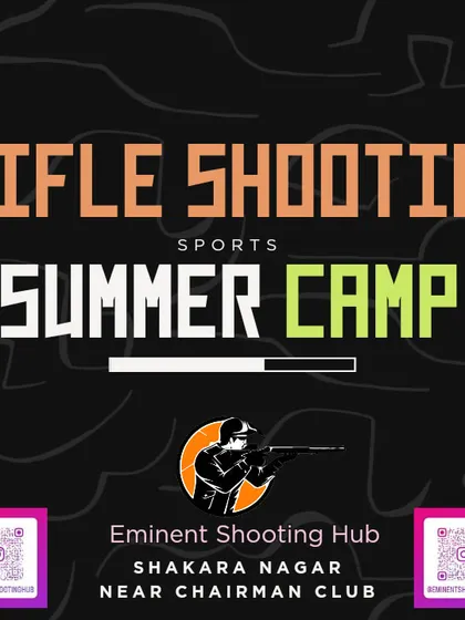 Announcing the Rifle Shooting Sports Summer Camp at my hub in Shakara Nagar. It's a structured program designed to give kids a productive and engaging break while learning a unique new sport.