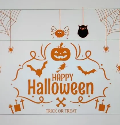 The design file for our custom Halloween boxes. We handle everything from concept and design to sourcing and delivery, even on a tight deadline.