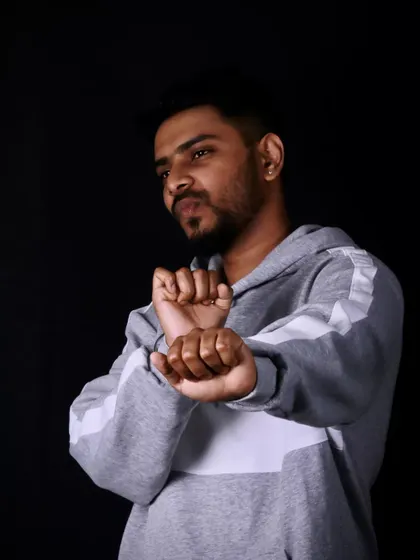 A portrait from a fun shoot. Even when I'm not behind the decks, the music and the culture are always a part of my style.