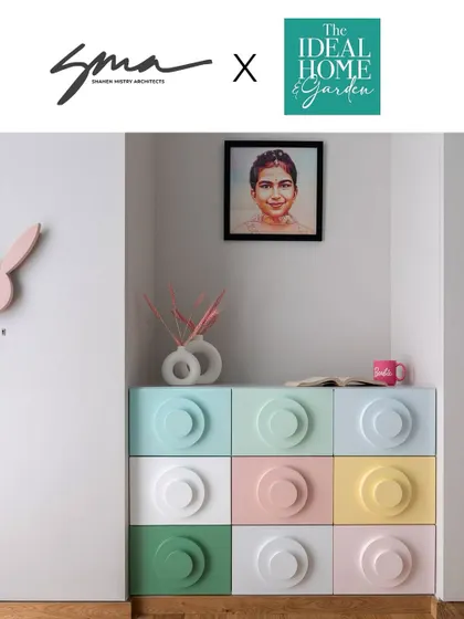 This feature from The Ideal Home & Garden highlights a colorful, Lego-inspired chest of drawers we designed for a kid's room. It’s a perfect example of how we make storage fun and integrate it into the room's playful theme.