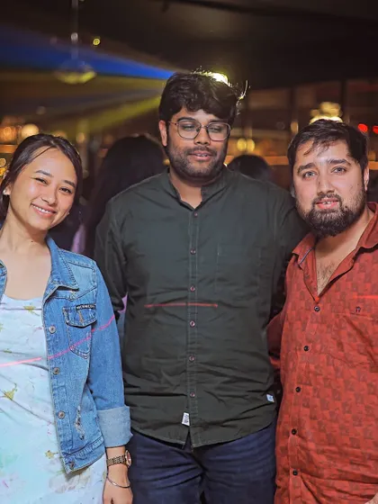 More happy faces from a weekend party. It's great to see people connecting and enjoying the night.