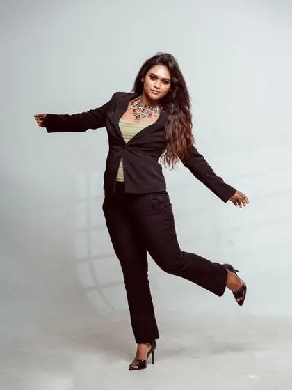 A dynamic shot of the power suit. A well-tailored suit gives you the confidence to take on the world.