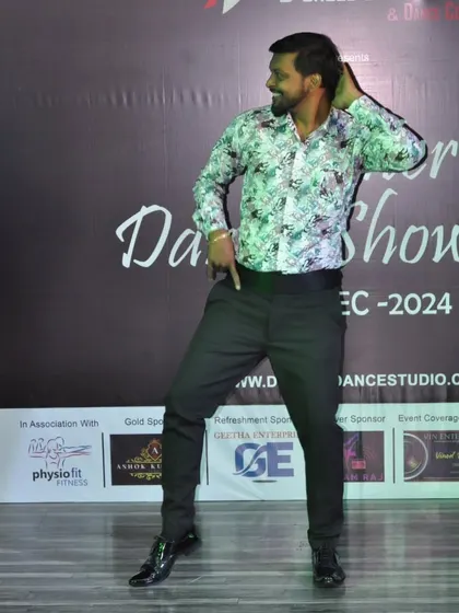 Capturing a moment of expression during a solo performance at the Winter Dance Showcase.