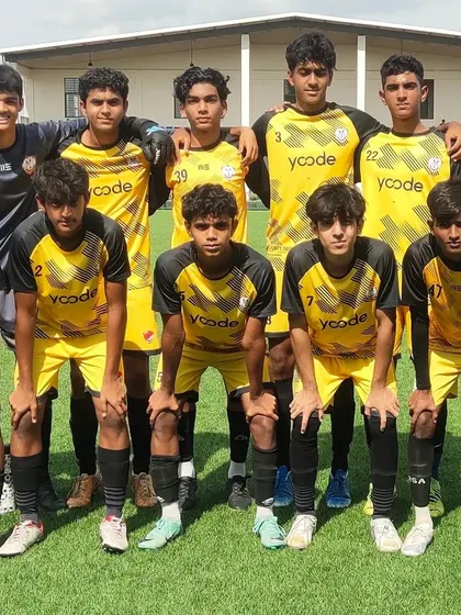 Our U17 Rams after a 4-0 victory that secured their spot in the DPDL semi-final.