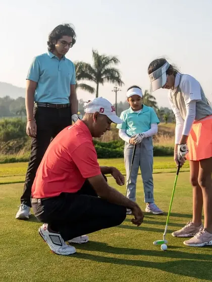 Our coaching approach for juniors is patient and encouraging. We create a positive learning environment where kids can build confidence while working on their game.