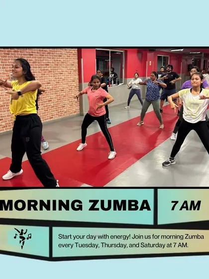Start your day with energy. Join my morning Zumba classes every Tuesday, Thursday, and Saturday at 7 AM.