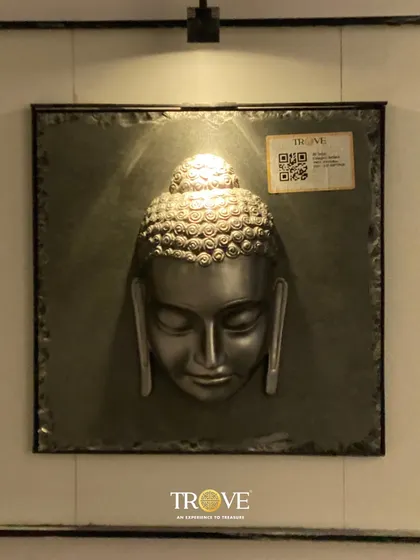 Bring tranquility into your space with my custom Buddha tiles. This piece features a three-dimensional Buddha face with intricate detailing, perfect for creating a serene and meditative focal point in a living room or entryway.