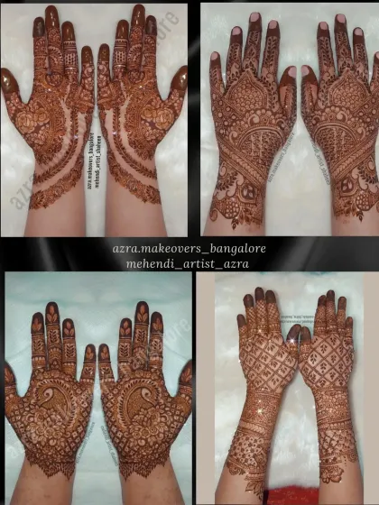 This collage showcases a variety of palm designs, from traditional peacocks to modern geometric patterns.