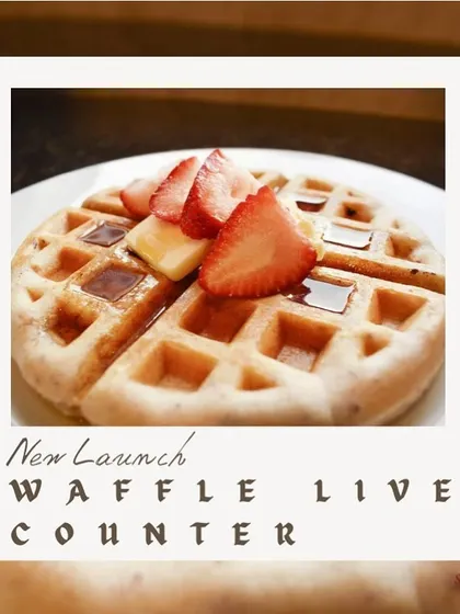 Our new Waffle Live Counter is here to make your events even sweeter. We serve crisp, golden waffles hot off the iron, ready for your favorite toppings.