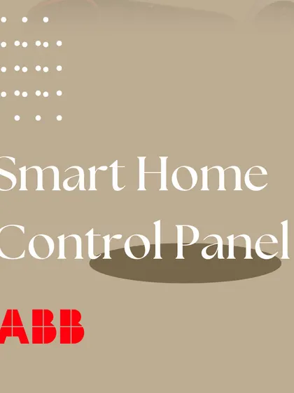 We install smart home control panels from trusted manufacturers like ABB. These devices serve as the command center for a room, integrating lighting, climate, and service controls into one sophisticated unit.