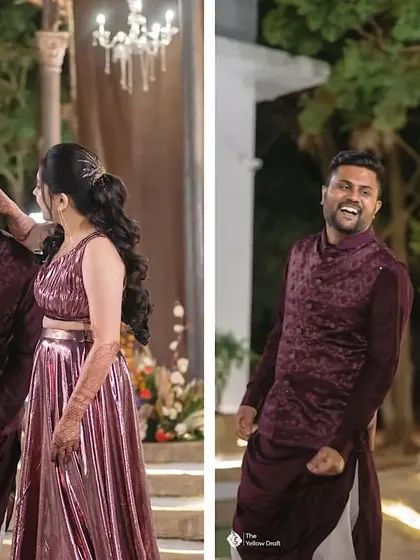 Candid laughter during a duet. The practice sessions are all about having fun, so you feel relaxed and happy on stage.