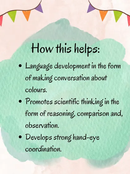 Explore the magic of color mixing with this simple paint-in-a-bag activity. It's a mess-free way to promote scientific thinking and develop hand-eye coordination.
