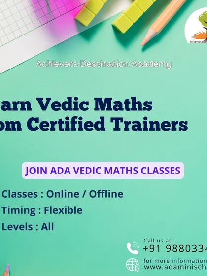Learn Vedic Maths from our certified trainers. We offer flexible online and offline classes for all levels, ensuring a comprehensive and supportive learning experience.