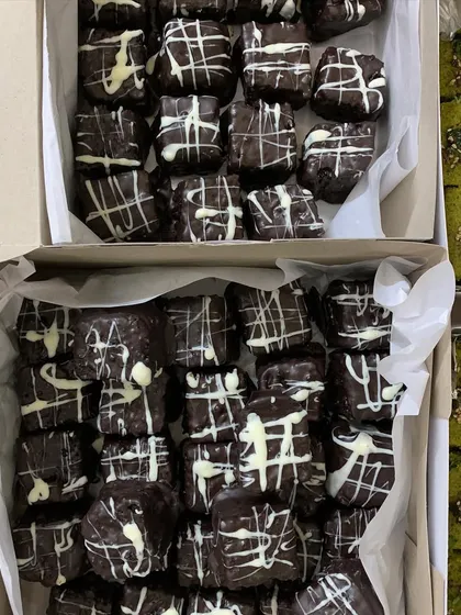 Another shot of the brownie boxes.