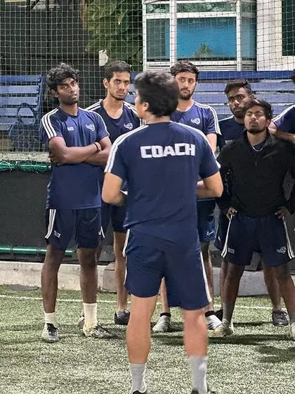More images showcasing our dedicated coaching team during their own training sessions, meetings, and practice games.