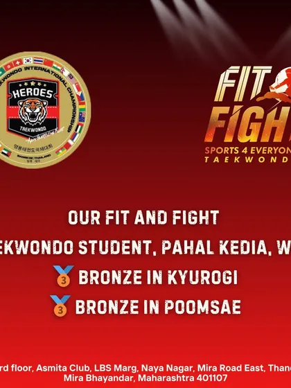 We are a team that achieves greatness. This graphic celebrates our student's success on the international stage, a result of dedicated training and an unbreakable spirit.