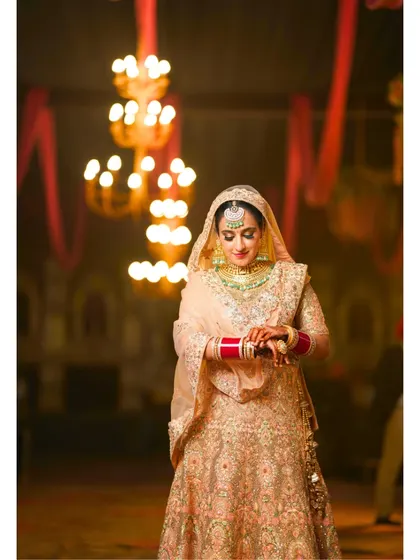 Every bride deserves to shine. We create an enchanting ambiance with elements like grand chandeliers and warm lighting to make your wedding day feel as regal as you are.