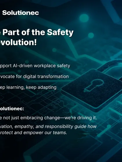 This carousel, created for the World Day for Safety and Health at Work, details our approach to revolutionizing workplace safety with AI. We show the shift from reactive measures to proactive, AI-driven predictions, real-time monitoring, and automation that keep employees safe.