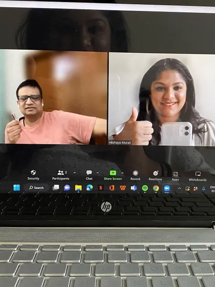 Thumbs up for new goals. This client is committed to his 2023 resolution of upgrading his wardrobe, and I'm here to guide him every step of the way.
