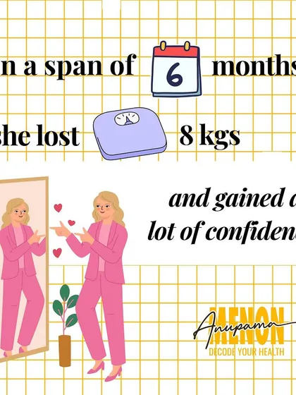 In just six months, Sripriya lost 8 kgs and gained a lot of confidence.