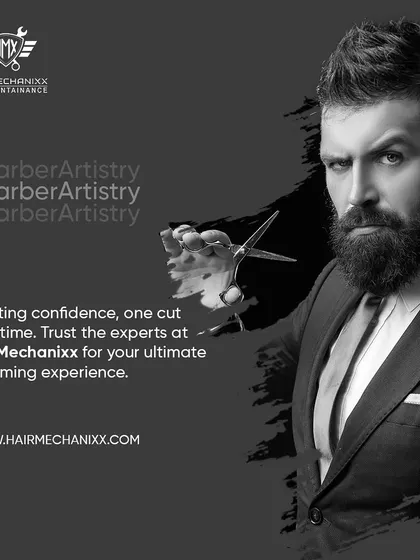 Crafting confidence, one cut at a time. Trust the experts at HairMechanixx for your ultimate grooming experience.