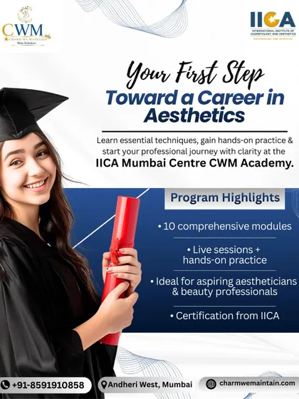 Taking the first step is the most important part of any journey. Our aesthetics program is designed to guide you with 10 comprehensive modules, live sessions, and extensive hands-on practice. This structured approach, leading to a certification from IICA, gives you the confidence and credentials to build a rewarding career in the beauty and wellness industry.