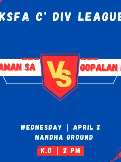 Our senior team's campaign kickoff in the KSFA C' Division League.