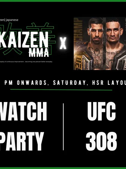 Are you a fight fan in HSR Layout? Root for your favorites with the local MMA community at our next watch party.