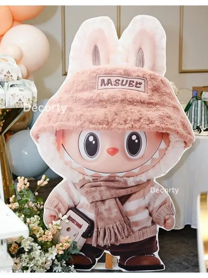 A high-quality prop of the viral Labubu character, perfect for photo opportunities with guests.