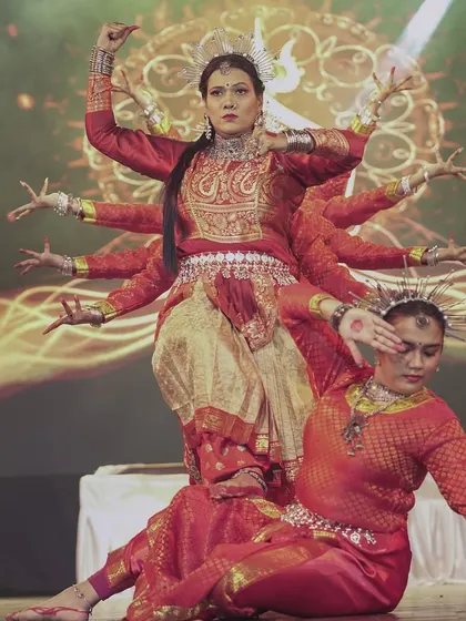 Another stunning visual from our 'Shakti' production, showcasing the powerful storytelling and choreography of the piece.
