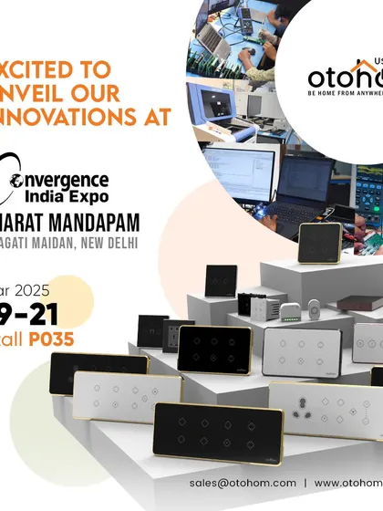 We are excited to unveil our innovations at Convergence India Expo 2025 in New Delhi. Visit our stall to discover how our solutions can transform your space with seamless automation.