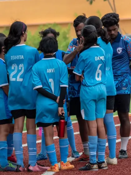 In the huddle, every player is equal. Our coaches and players discuss strategy, building trust and tactical understanding together.
