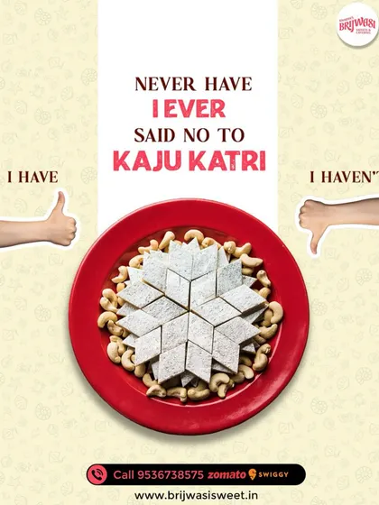 A fun question for all mithai lovers: have you ever been able to say no to Kaju Katri? I know I haven't.