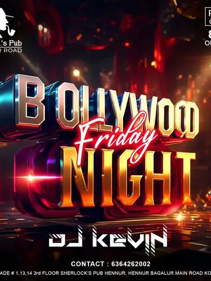 When Friday comes, you know where to be. My Bollywood Night with DJ Kevin is the ultimate start to the weekend, with a sizzling dance floor and the hottest tracks.
