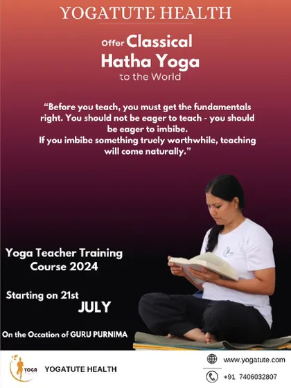 "Before you teach, you must be eager to imbibe." Our TTC emphasizes the importance of being a dedicated student first. Teaching will then come naturally.