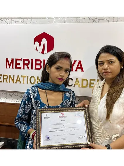 This graduate is now equipped with the knowledge and skills to succeed in the competitive beauty world.
