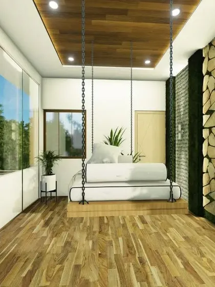 An identical view highlighting the seamless connection between the indoor feel and the outdoor environment.