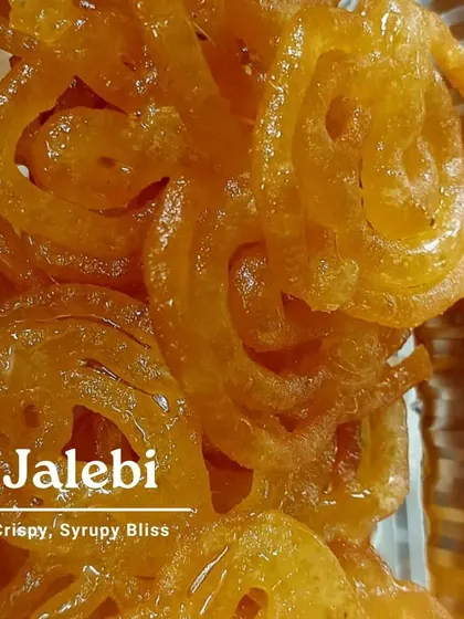 Experience pure bliss with our crispy and syrupy jalebis. They are a perfect treat to sweeten your festive moments.