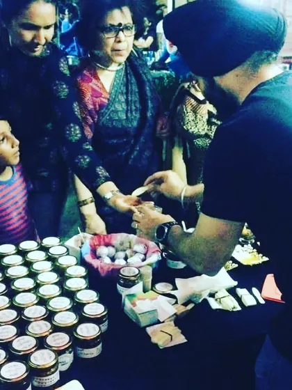 Offering a sample to a customer in the early days. Letting people taste the quality has always been my best marketing.