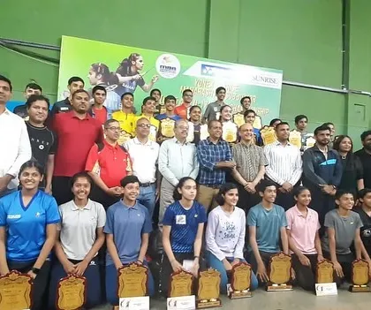 A group photo from the Maharashtra State Selection Tournament where our player Aditya won the Under-17 Boy's Singles Title.