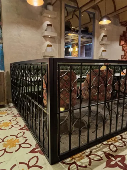 Another view of our beautiful interiors, designed to give you a comfortable and memorable dining experience.